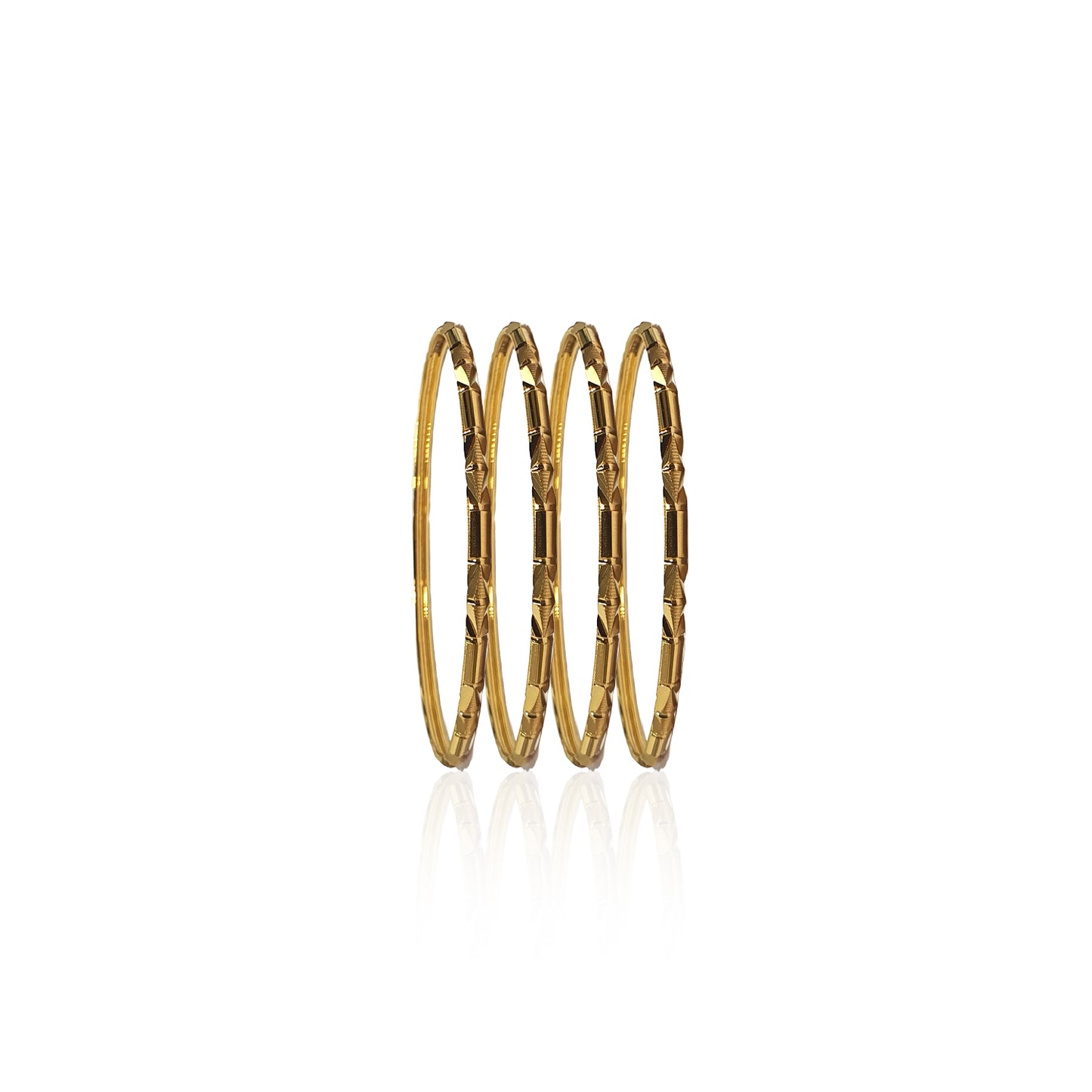 Ashavari Light Weight Gold Bangles