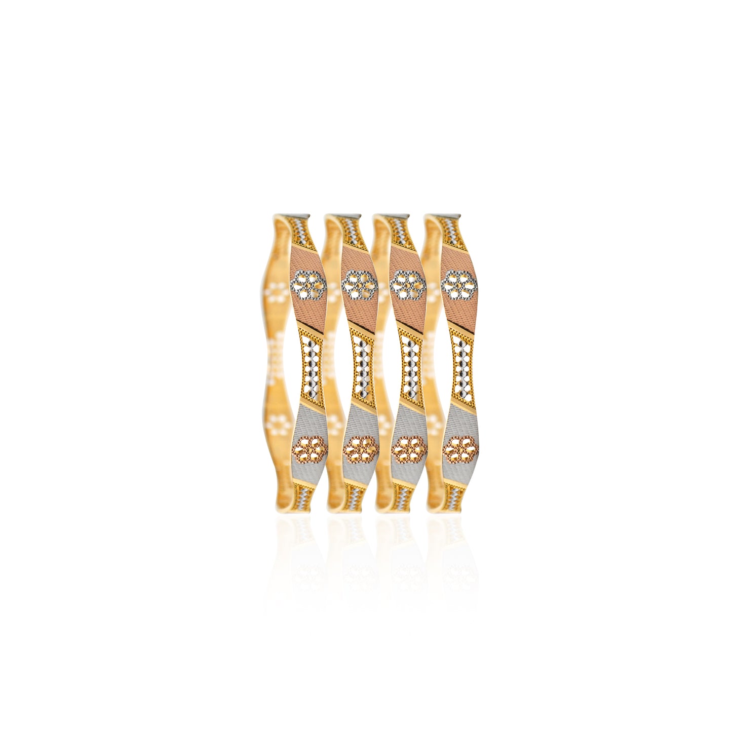 Trendy Style Gold Bangles