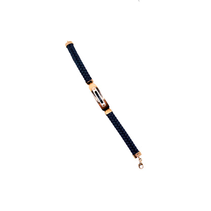 Gentlemen's Draft Premium Men’s Gold Accent Bracelet