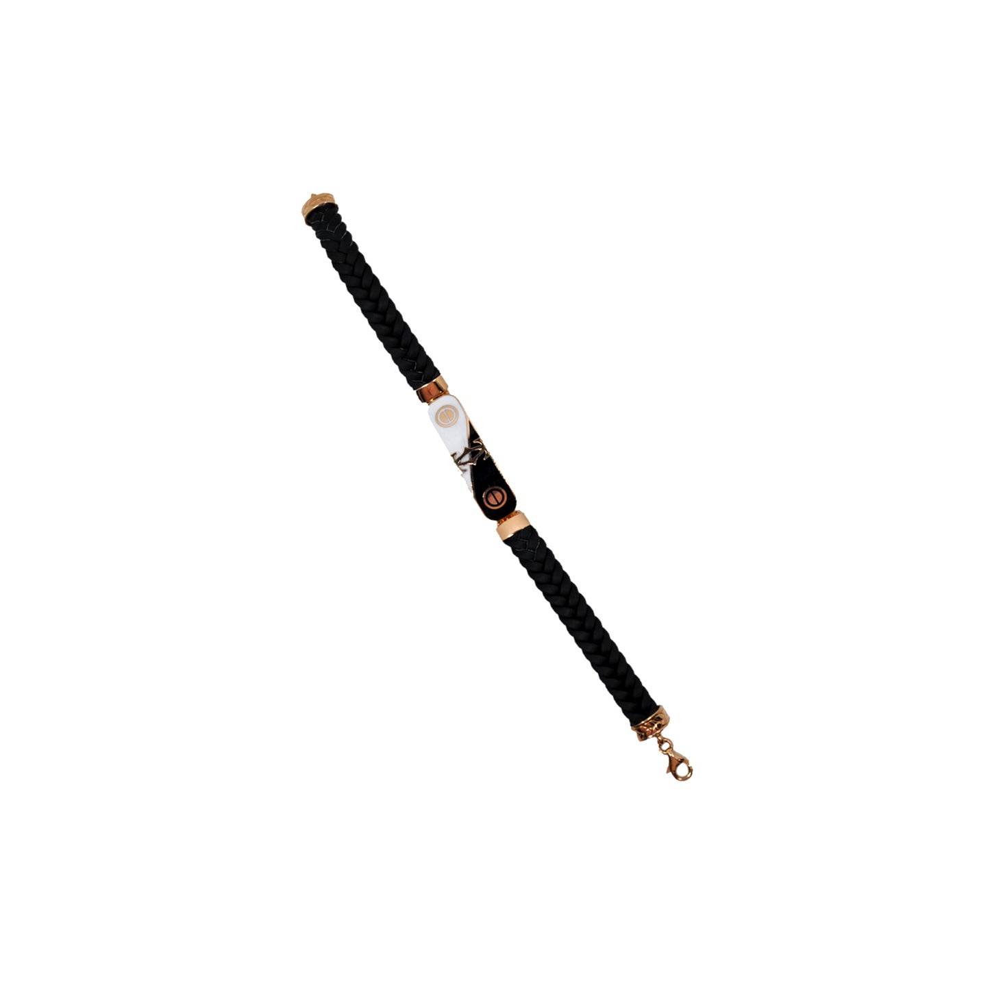 Gentlemen's Draft Men’s Fashion Dual-Tone Enamel Bracelet