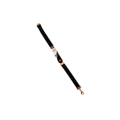 Gentlemen's Draft Men’s Fashion Dual-Tone Enamel Bracelet