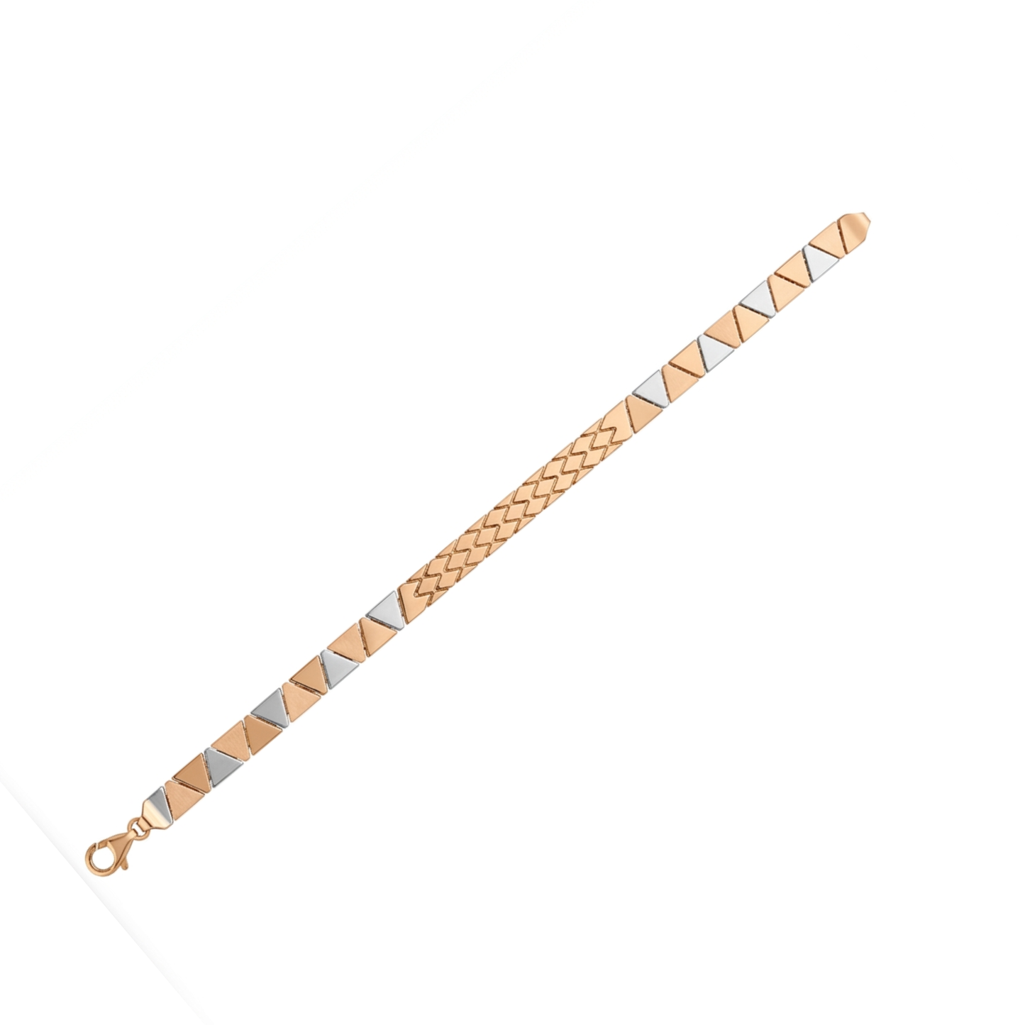 Trinity Weave Gold Bracelet