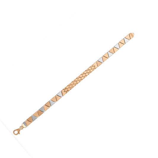 Trinity Weave Gold Bracelet