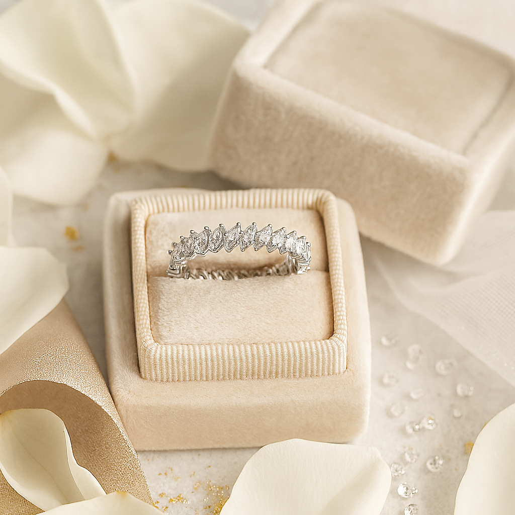 Dazzling Marquise Diamond Eternity Ring for Women