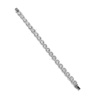 Cushion-Cut Tennis Bracelet