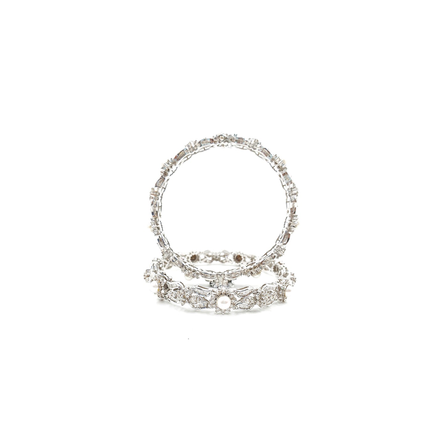 Pavanah Starburst Diamond Bangles