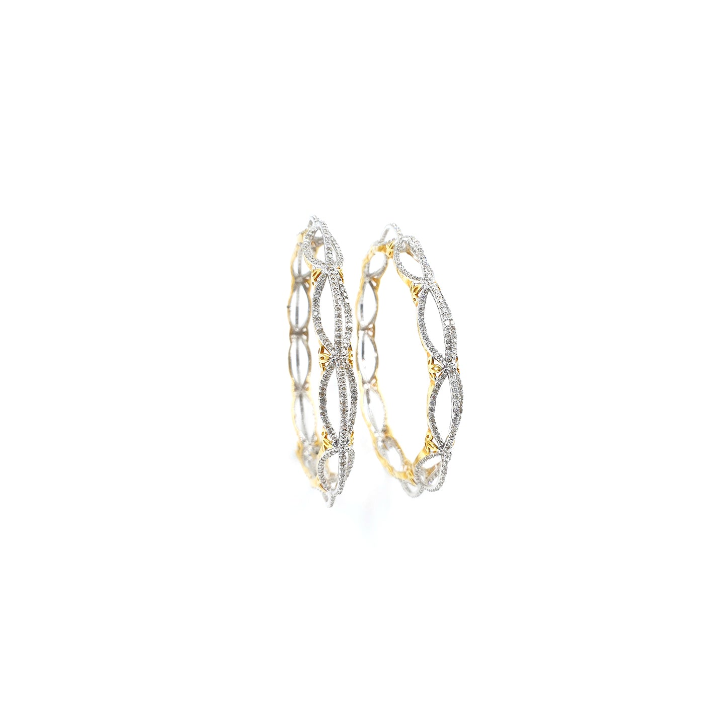 Viviana Flamboyant Diamond Bangles