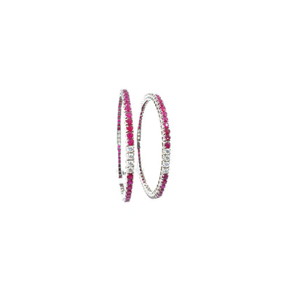 Bianca Single Liner Diamond Bangles