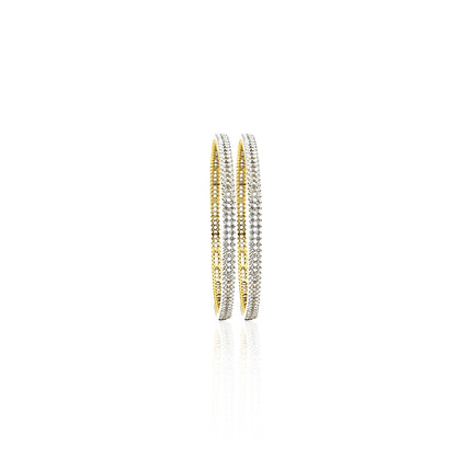 Azzurra Dual Liner Diamond Bangles