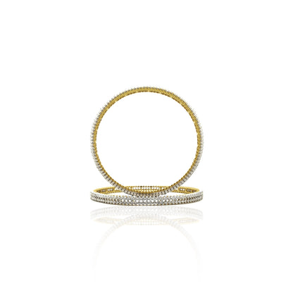 Azzurra Dual Liner Diamond Bangles