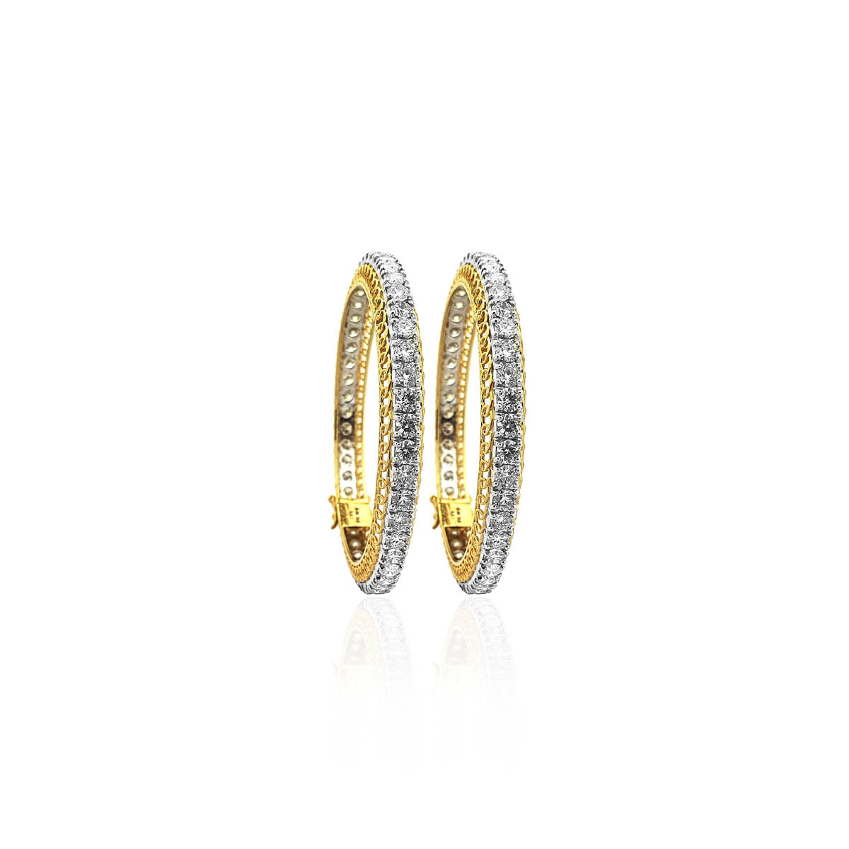 Adalicia Solitaire  Diamond Bangles