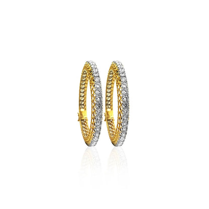 Adelina Solitaire Diamond Bangles