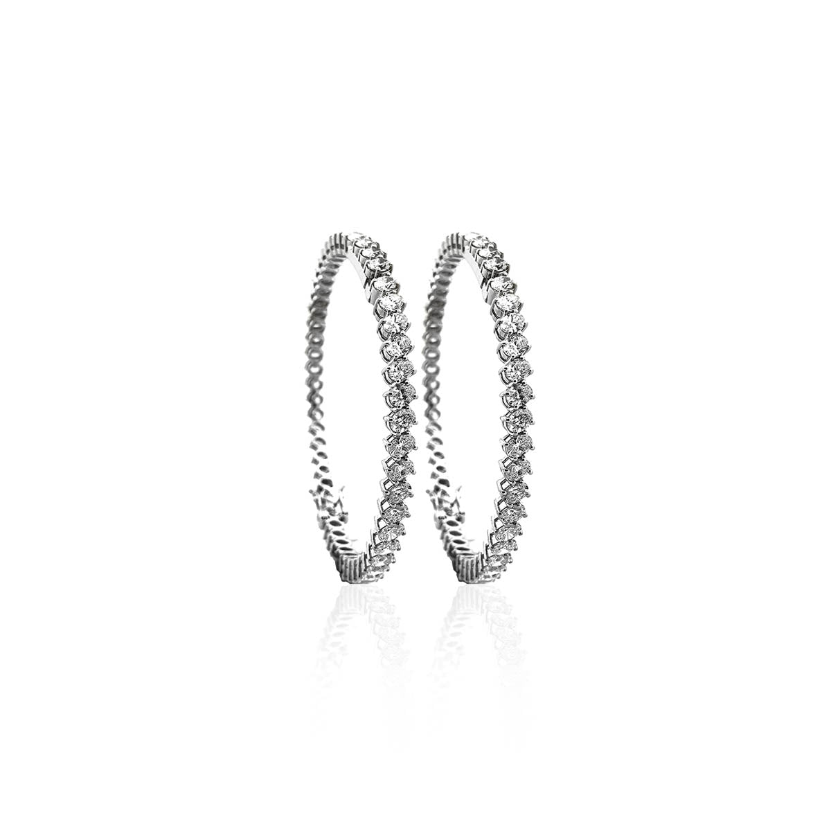 Adeline Solitaire Diamond Bangles