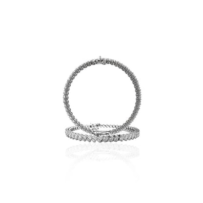 Adeline Solitaire Diamond Bangles