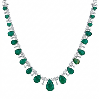 Twilight Emeralds Necklace