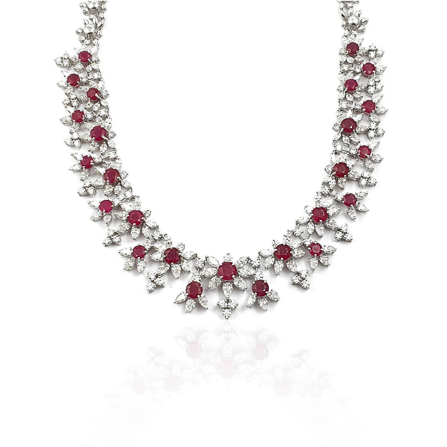 Adelaide Blossom Diamond Necklace