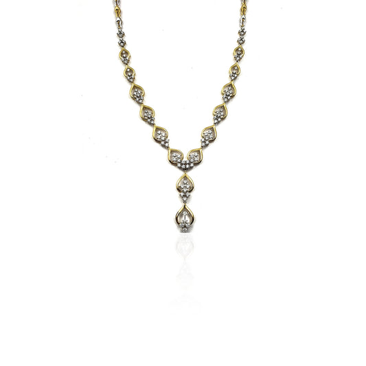 Valentina Light Weight Fancy Diamond Necklace