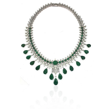 Abrienne Sparkling Diamond Necklace