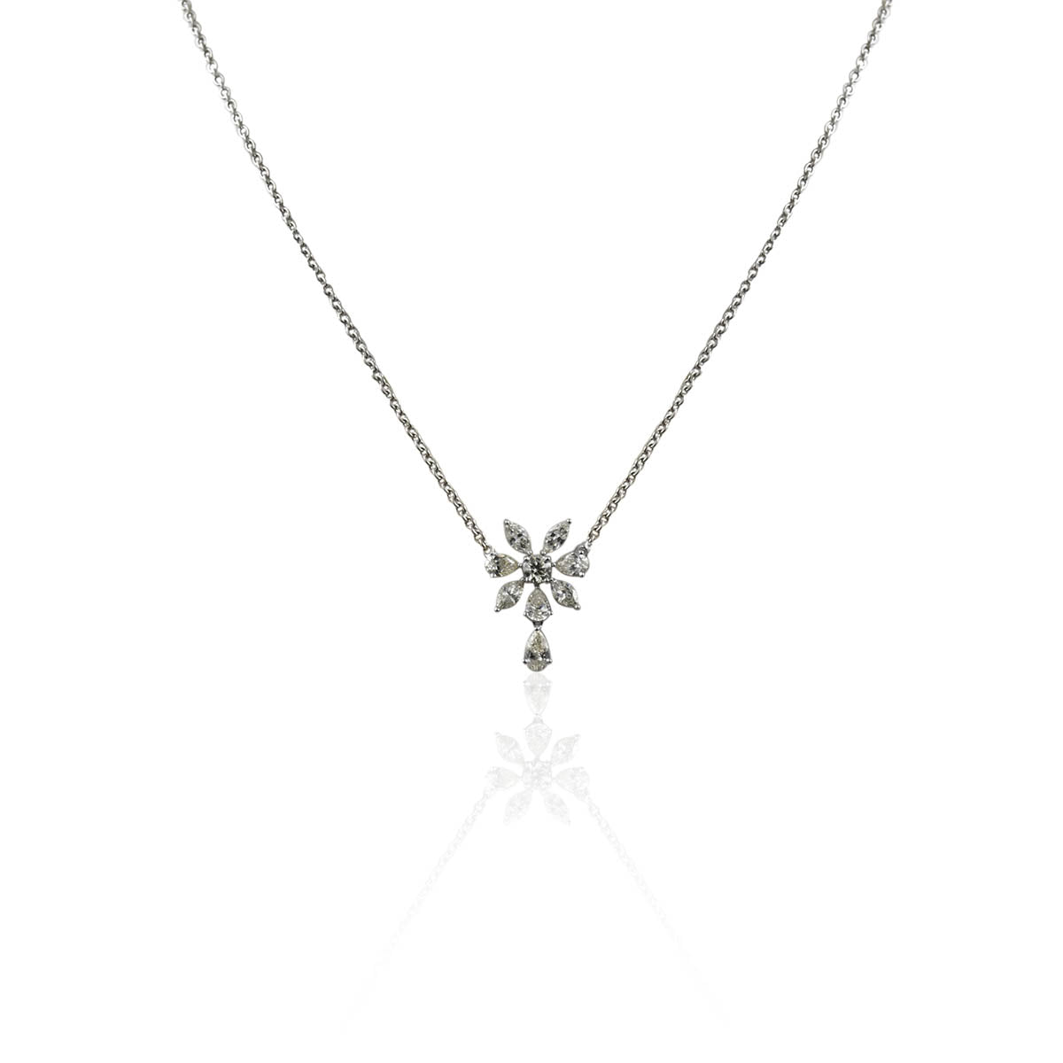 Adelita Cluster Diamond Pendant