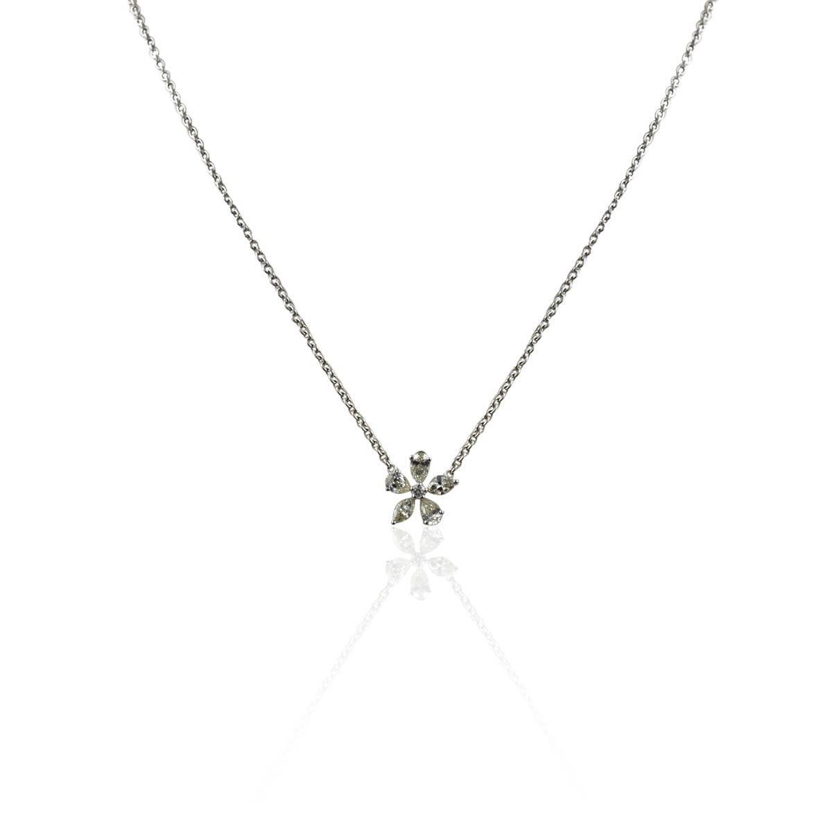 Adelyte Floral Diamond Pendant