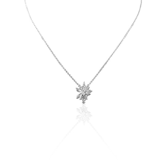 Adelina Cluster Diamond Pendant