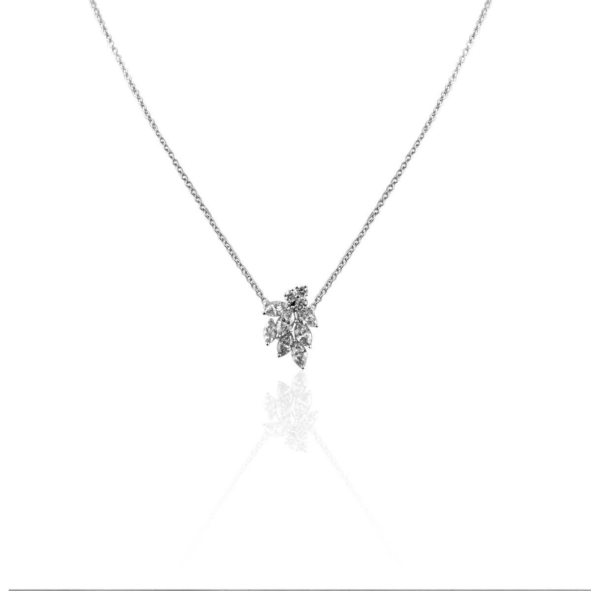 Agathe Cluster Diamond Pendant