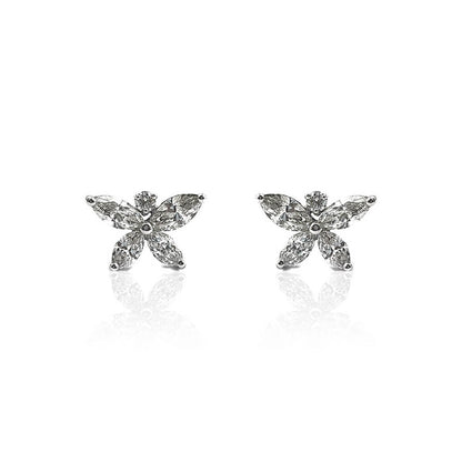 Edita Daily Wear Butterfly Inspired Diamond Earring