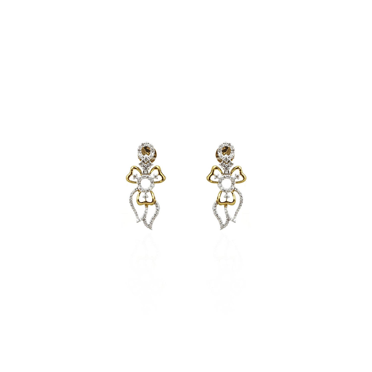 Isabella Drop & Down Fancy Diamond Earring