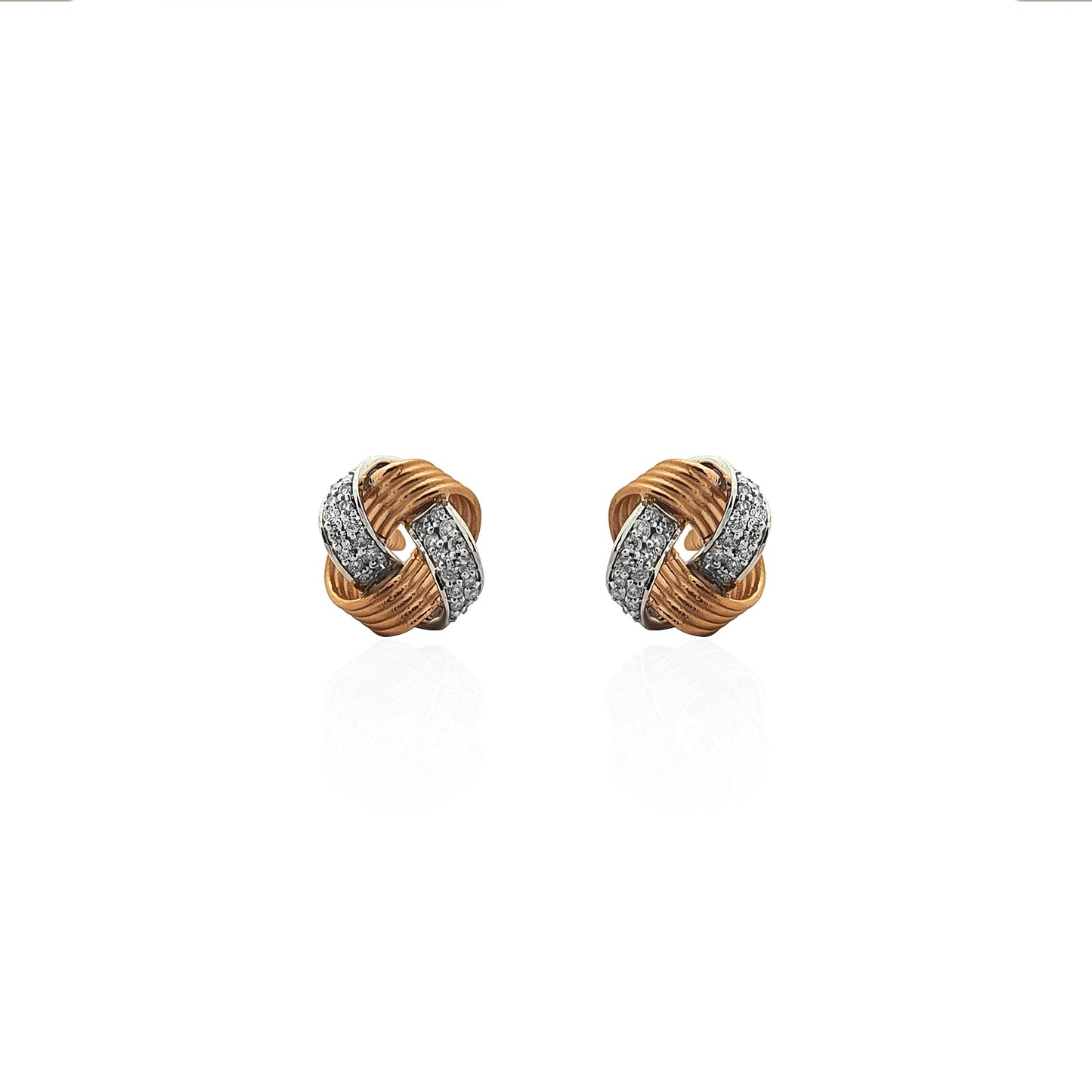 Martina Puzzled Style Diamond Earring