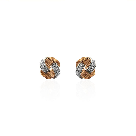 Martina Puzzled Style Diamond Earring