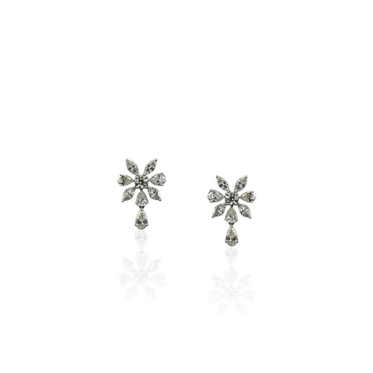 Adelita Cluster Diamond Earring