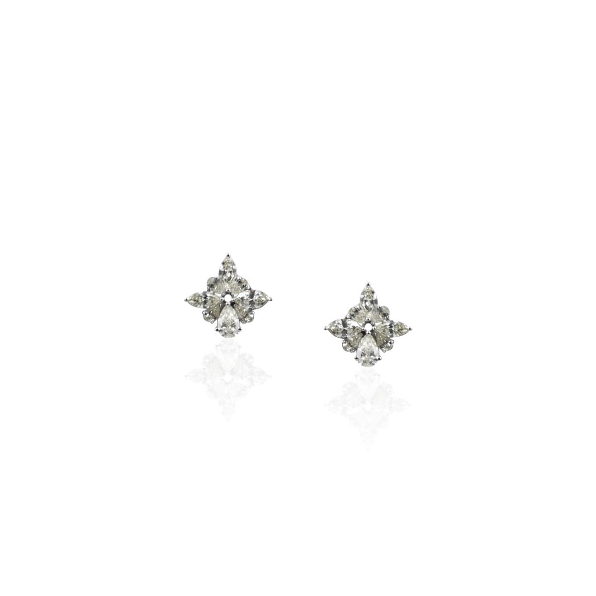 Ailse Cluster Diamond Earring