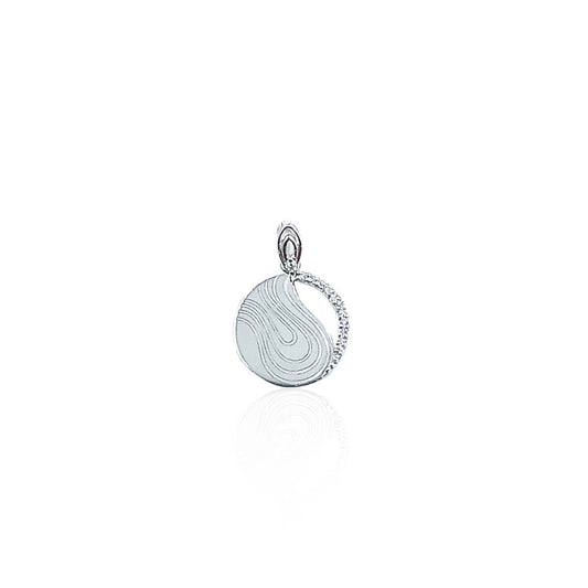 Traviata Round Shaped Diamond Pendant