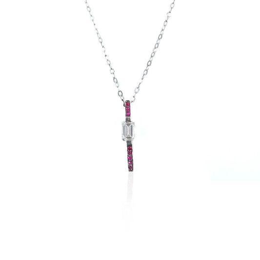 Aida One Liner Diamond Pendant