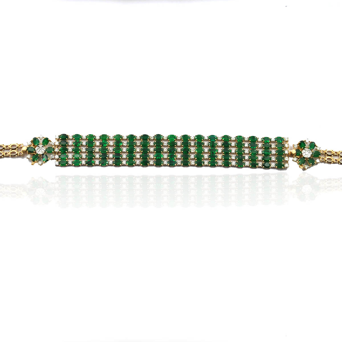 Filippio Diamond Stone Choker Cum Bracelet