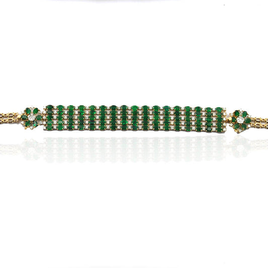 Filippio Diamond Stone Choker Cum Bracelet