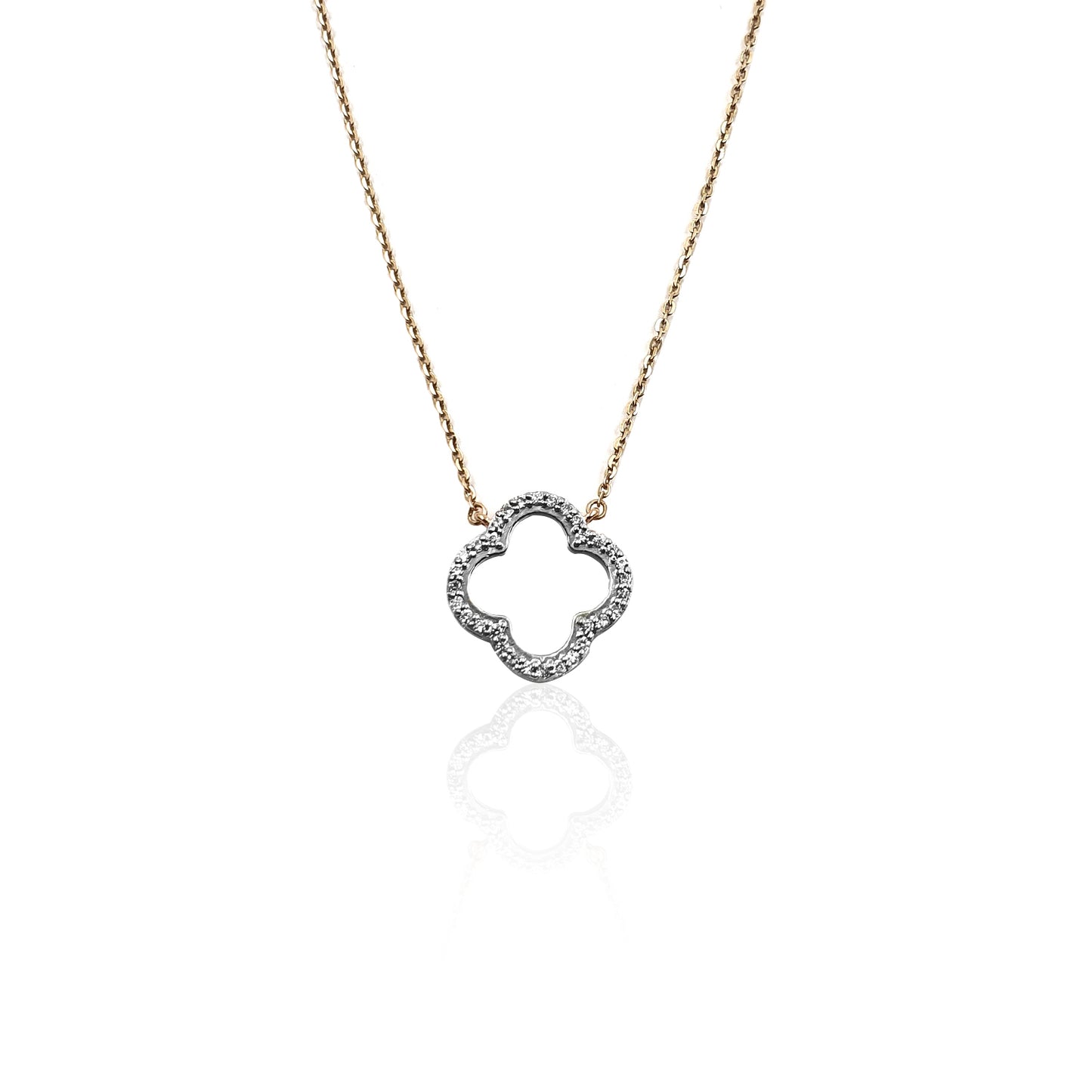 Donnie Quatrefoil Diamond Pendant