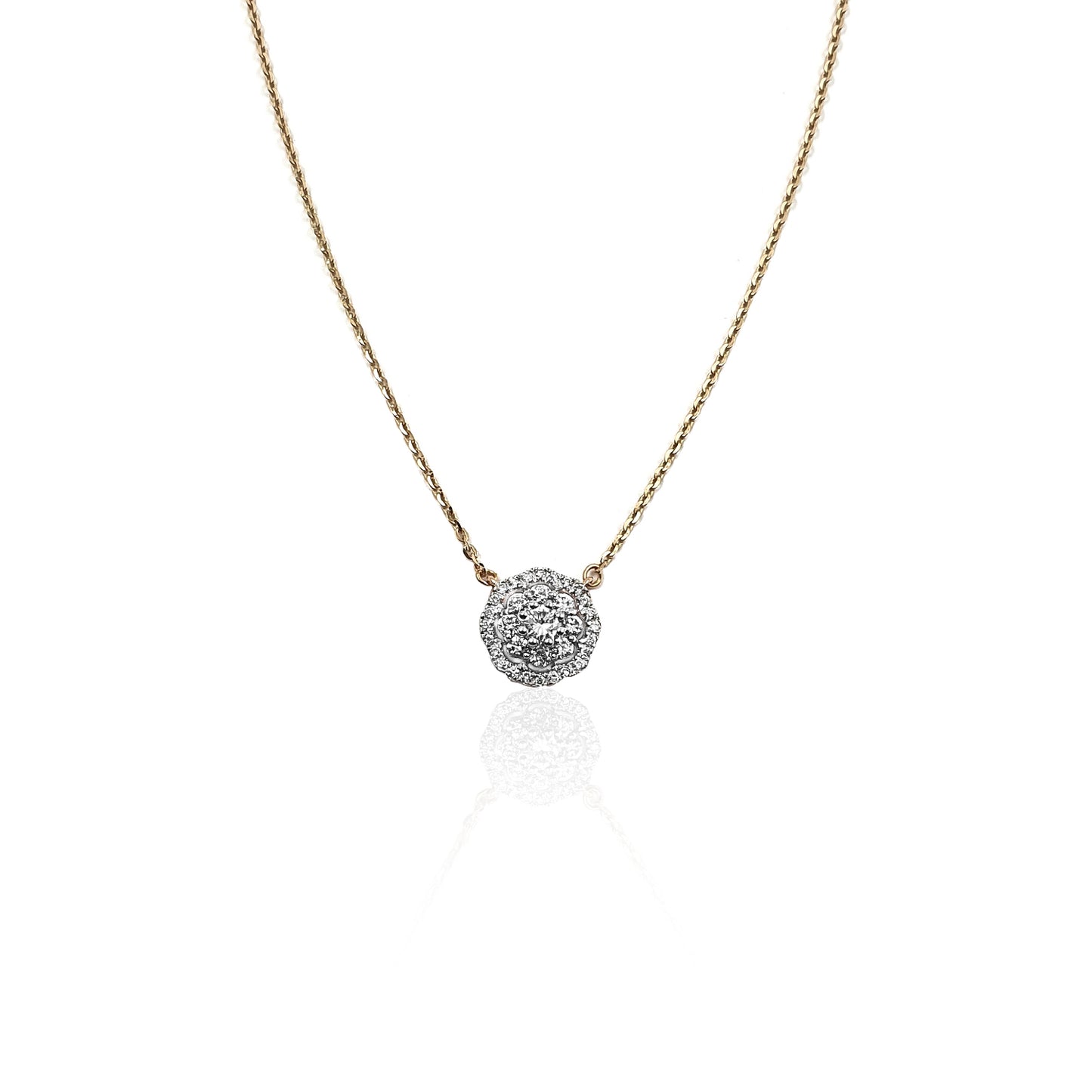 Donnalyn Floral Diamond Pendant