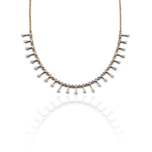 Editta Sparkling Diamond Necklace