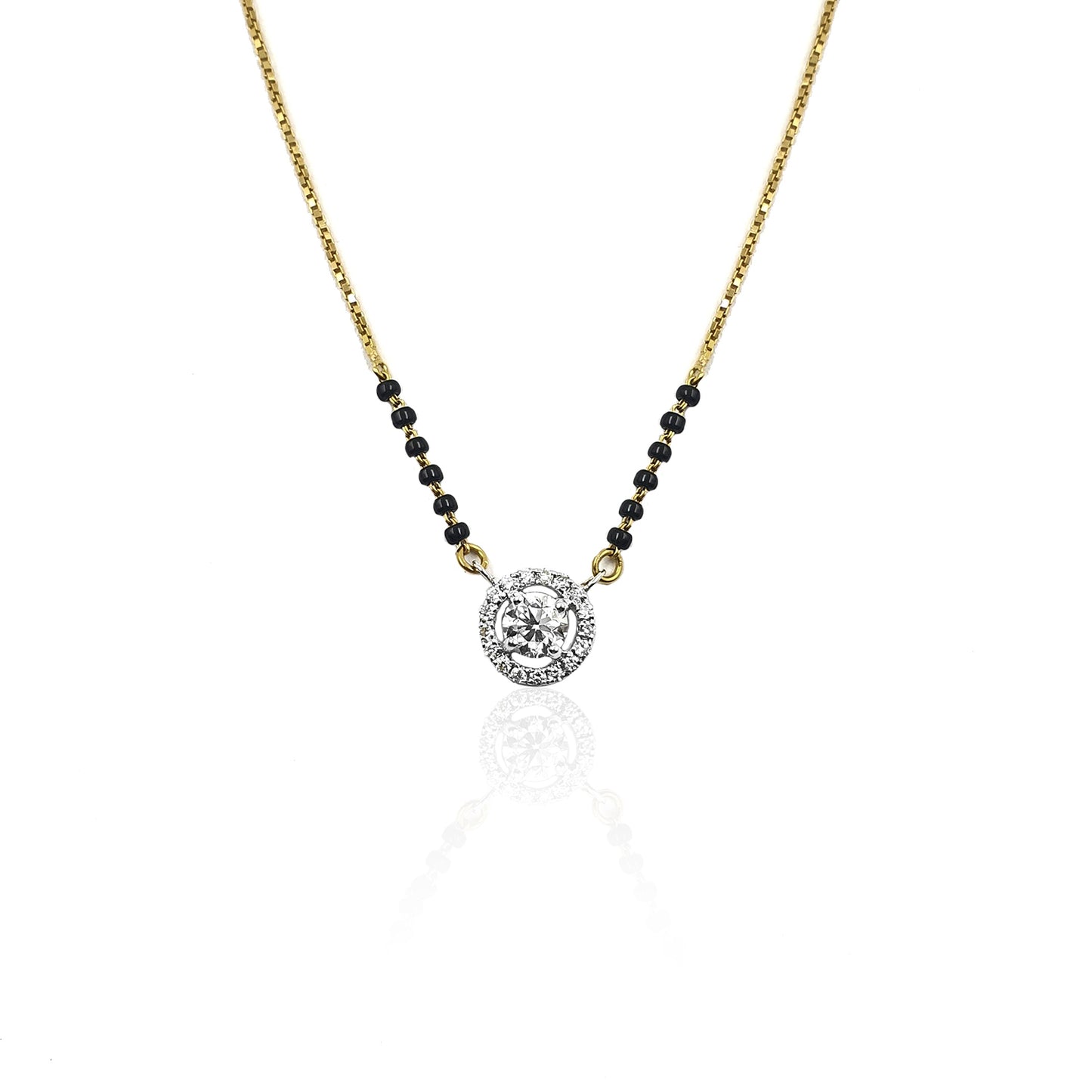 Elenore Solitaire Diamond Mangalsutra