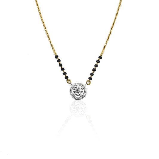 Elenore Solitaire Diamond Mangalsutra