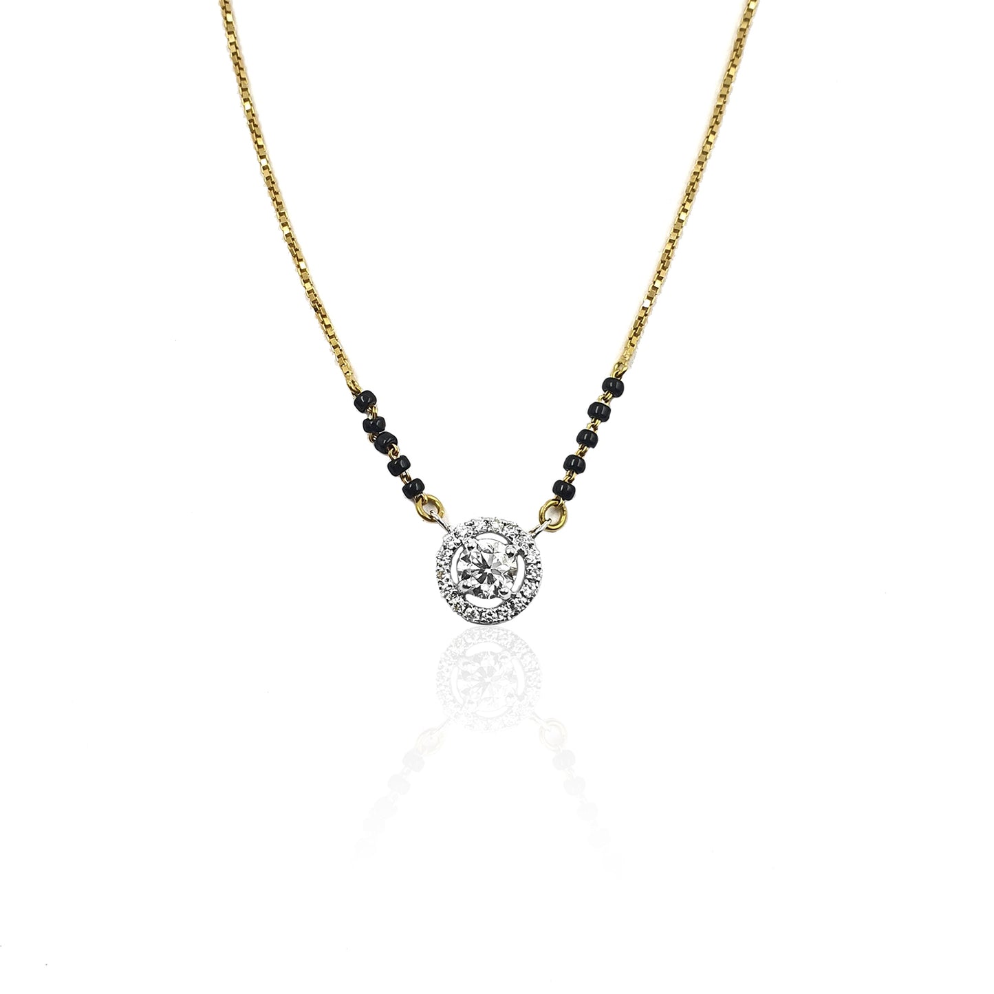 Eleonora Solitaire Diamond Mangalsutra