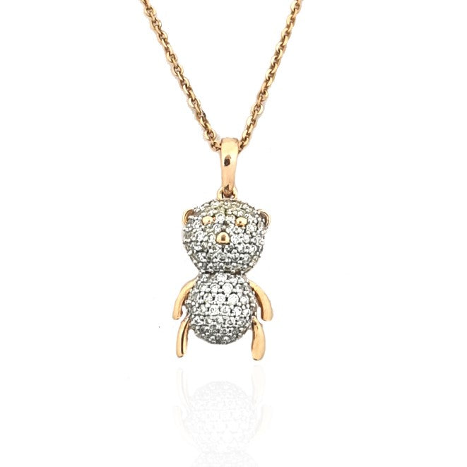 Baby Panda Diamond Pendant