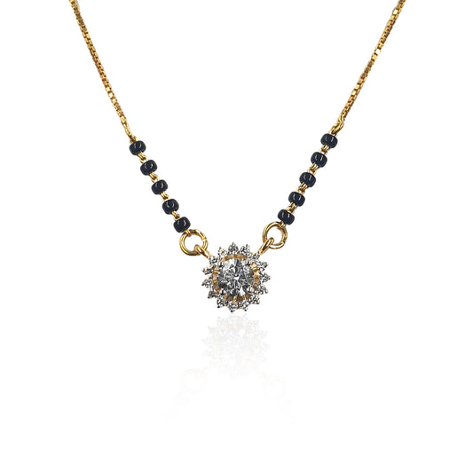 Blooming Love Diamond Mangalsutra