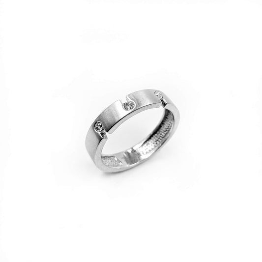 Giordana Fashionable Platinum Ring