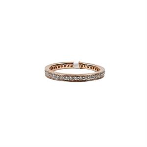 Classic Diamond Eternity Band in 18K Rose Gold