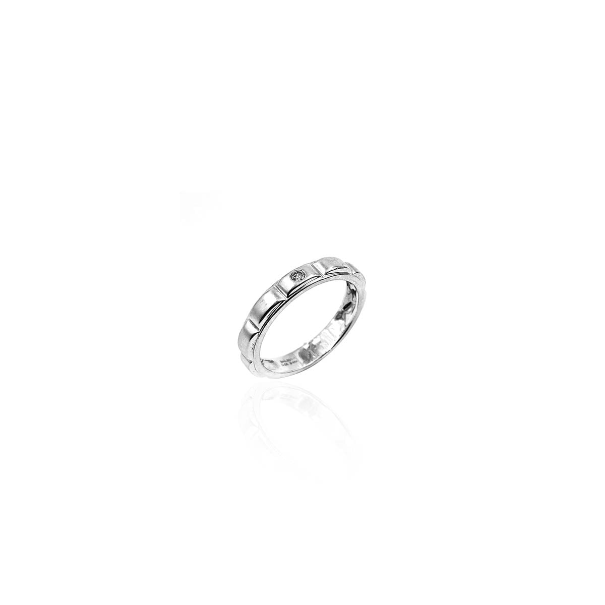 Alanzo Intersecting Diamond Band Ring