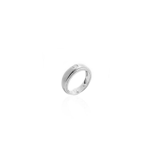 Alba Intersecting Diamond Band Ring