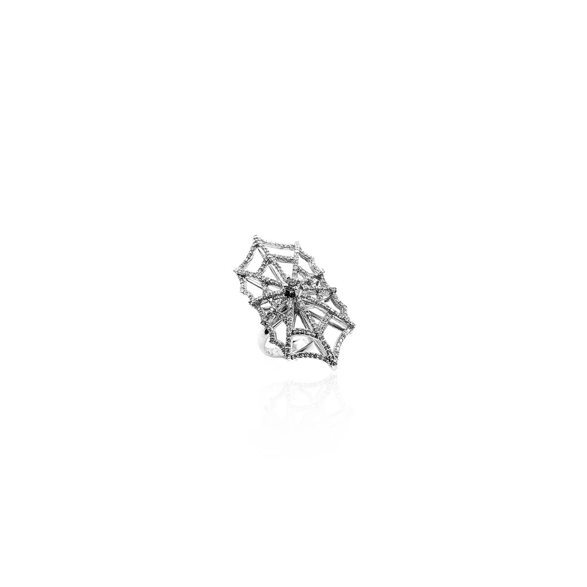 Calendre Spider Net Inspired Diamond Ring