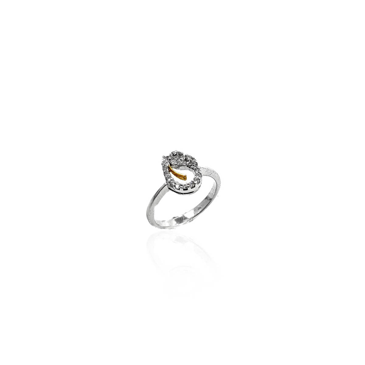 Clarissa Leaf Shaped Inspired Diamond Ring